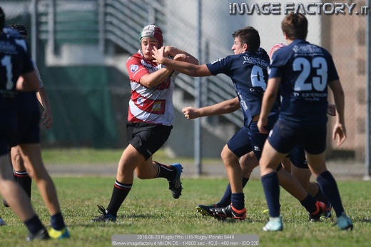 2018-09-23 Rugby Rho U16-Rugby Rovato 0449